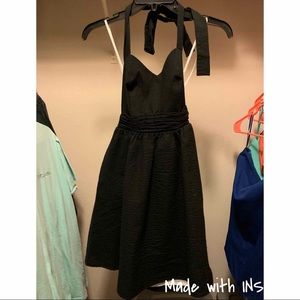 Lauren James Seersucker halter dress